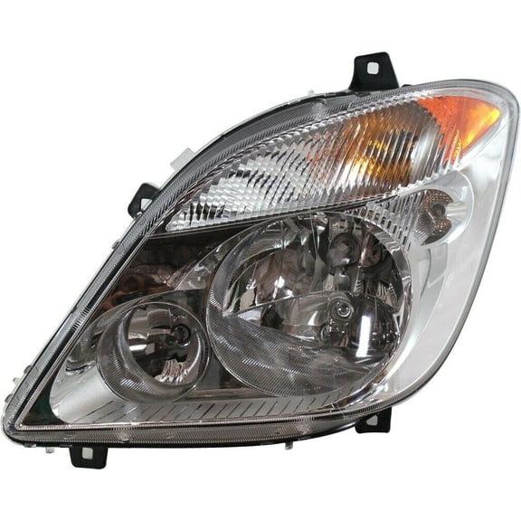 Geelife Headlight For 07-09 Sprinter 2500 07-09 Sprinter 3500 Driver Side w/ bulb