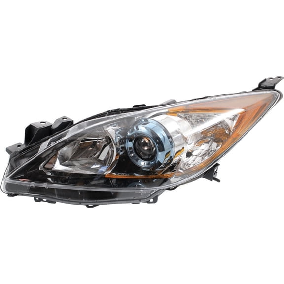 Geelife Headlight For 12-13 Mazda 3 12-13 Mazda 3 Sport 3 Hatchback or Left With Bulb