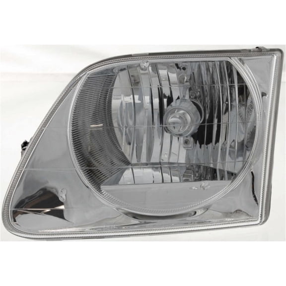 Geelife Headlight For 2001-2003 Ford F-150 2004 Heritage Left Crystal Clear Lens Halogen