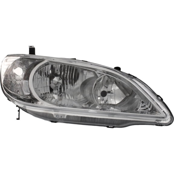 Geelife Headlight For 2004-2005 Honda Civic LX DX EX GX Value Package Hybrid HX Right