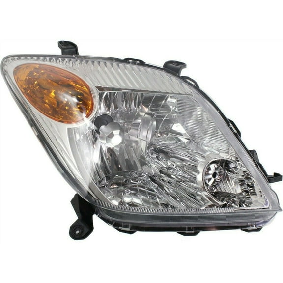 Geelife Headlight For 2006 Scion xA Base Hatchback Base Model 1.5L 4Cyl Right Clear Lens