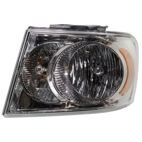 Geelife Headlight For 2007-2009 Dodge Durango Left Chrome Housing With Bulb