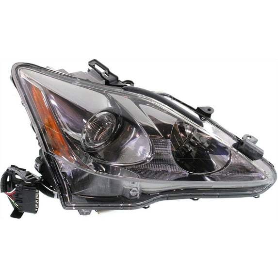 Geelife Headlight For Lexus 11-13 IS250 Base 11-13 IS250 C 11-13 IS350 C Right With Bulb