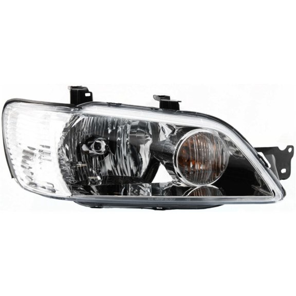 Geelife Headlight For Mitsubishi 2002-2003 Lancer Sedan Right Clear Lens With Bulb