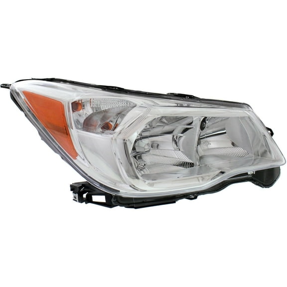 Geelife Headlight For Subaru 2014-2016 Forester 2.5L Engine Right With Chrome Bezel