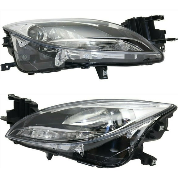 Geelife Headlight Set For 2011-2013 Mazda 6 Sedan S GT GS i Left and Right 2Pc