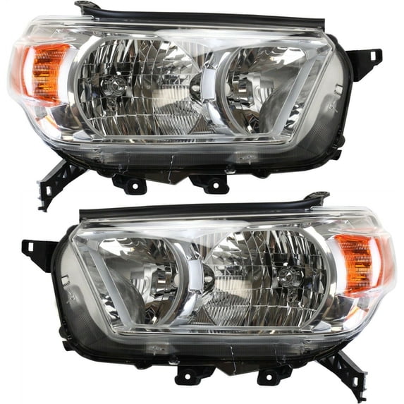 Geelife Headlight Set For Toyota 2010-2013 4Runner Sport Utility SR5 Left and Right 2Pc
