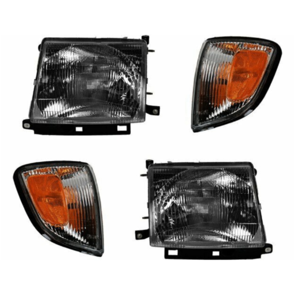Geelife Headlight and Cornering Light Kit For 19972000 Toyota