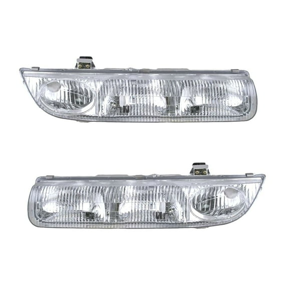 Geelife Headlights Headlamps Set Left & Right For 1996-1999 SL SL1 SL2 SW1 SW2 Saturn