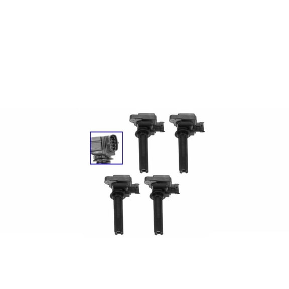 Geelife Ignition Coil Pack Kit Set of 4 For Saab 2003-2011 9-3 2.0L