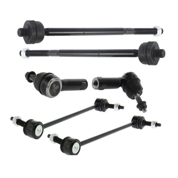 Geelife Inner & Outer Tie Rods Sway Bar Links For Ford 2011-2014 Mustang 6pc Kit