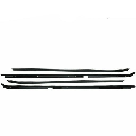 Geelife Inner & Outer Window Sweep Felts Seals Weatherstrip 4-pc Kit Set For Buick Olds
