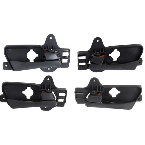Geelife Interior Door Handle For 09-12 Hyundai Elantra Hatchback Black Front and Rear