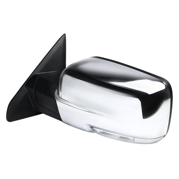 Geelife Left/Driver Side Mirror Chrome Power Heated+LED Signal