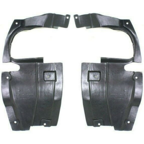 Geelife Left & Right Side Engine Splash Shield For Ford Lincoln Mercury Set of 2
