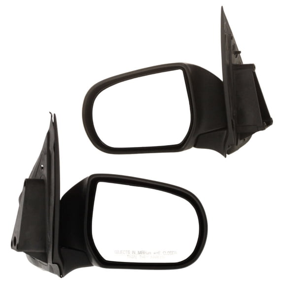 Geelife Manual Mirror Set For 01-04 Tribute Left Right Manual Folding Primed