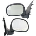 thumbnail image 1 of Geelife Manual Mirror Set Of 2 For Ford F-150 Ford F-250 Paddle Style Manual Fold Black, 1 of 13