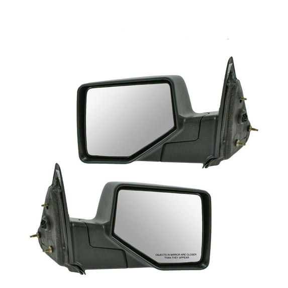 Geelife Mirror Manual Textured Black Pair Kit Set of 2 For 2006-2011 Ford Ranger