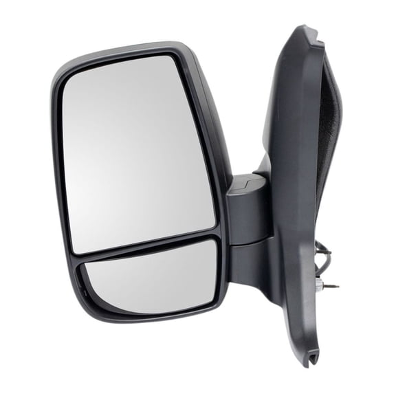 Geelife Mirror Power Fold Heated Spotter Short Arm Turn Signal Textured LH