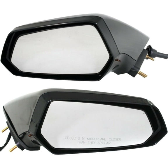 Geelife Mirror Set Of 2 For Chevrolet 2010-2015 Camaro Power Paintable