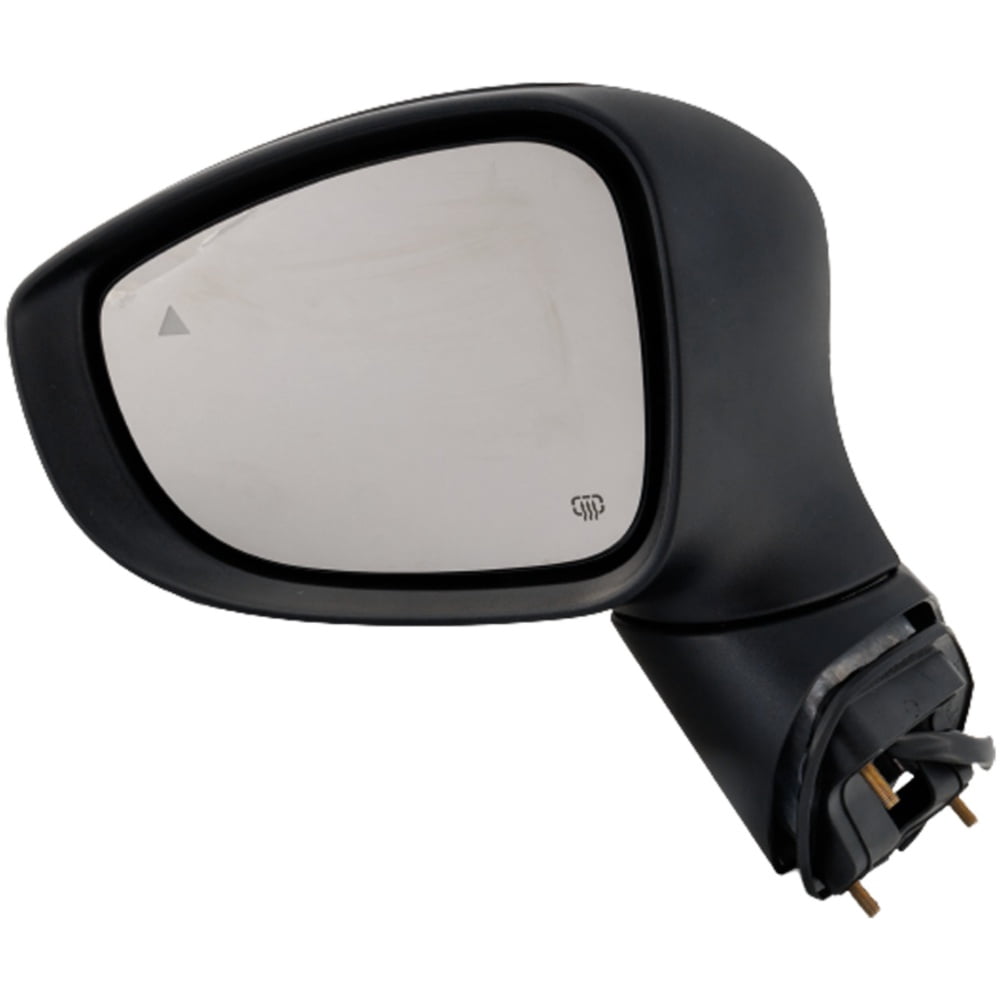 Replacement Driver Left Side Door Mirror Glass Heated with Back Plate and Blind Spot