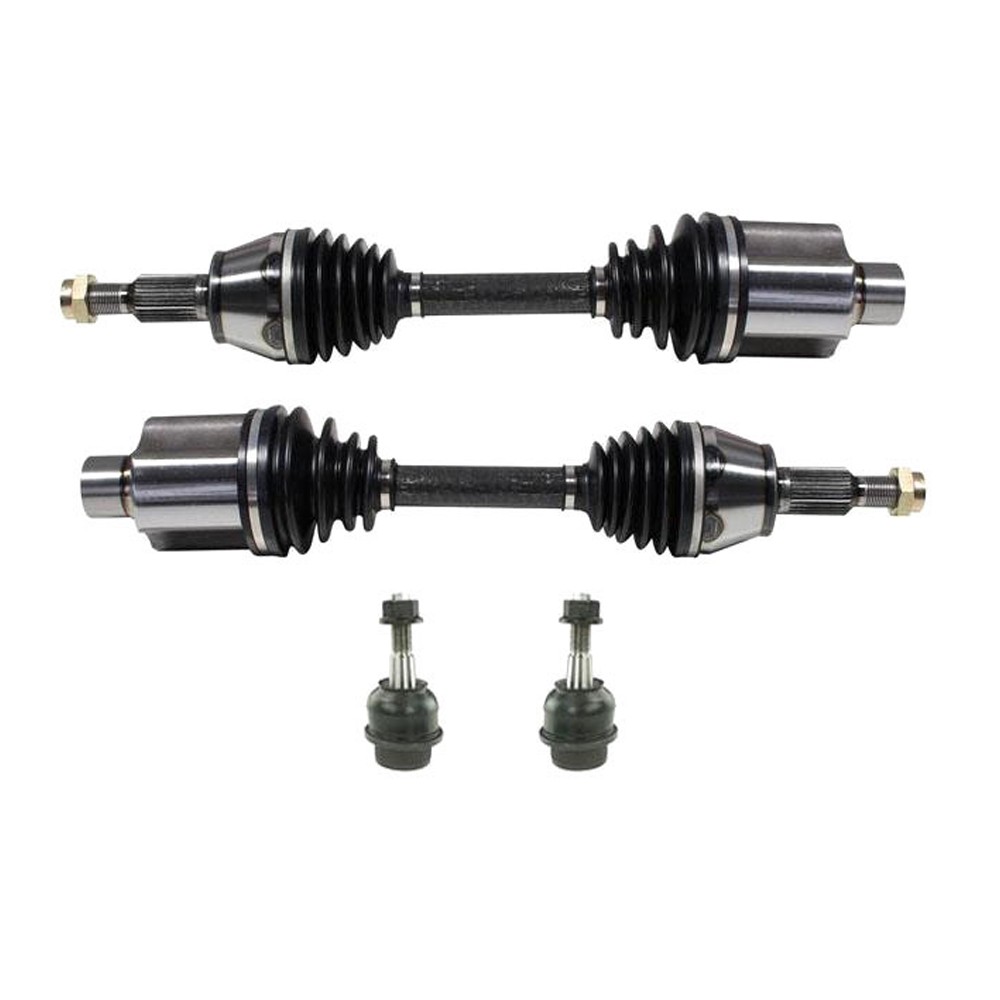 Geelife New Front Axles and Lower Ball Joints for Dodge Ram 1500 2002