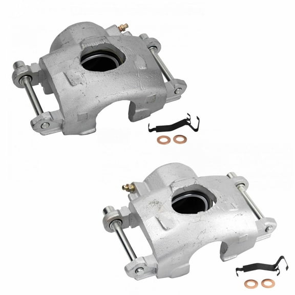 Geelife New Front Disc Brake Caliper with Hardware LH Kit Pair for GM