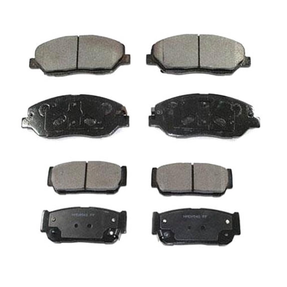 Geelife New Set of Front and Rear Ceramic Brake Pads for Kia Sedona 2006 CD1202 CD954