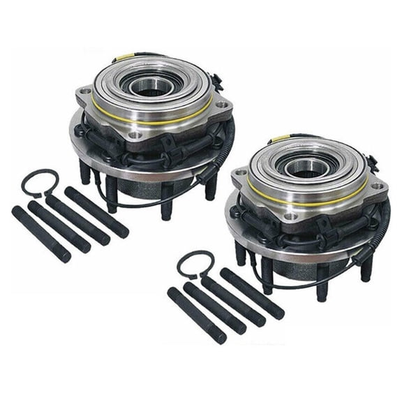 Geelife Pair Front Wheel Hub & Bearing 350 F-450 550 Super Duty 4x4