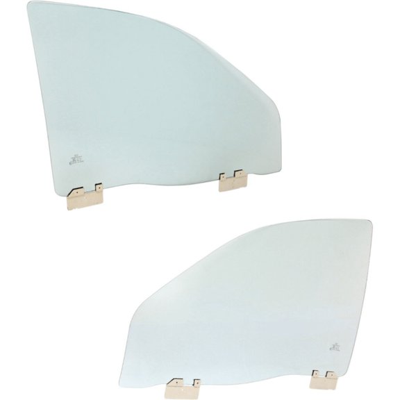 Geelife Pair Set of 2 Door Glasses Front Driver & Passenger Side Left Right For Jeep