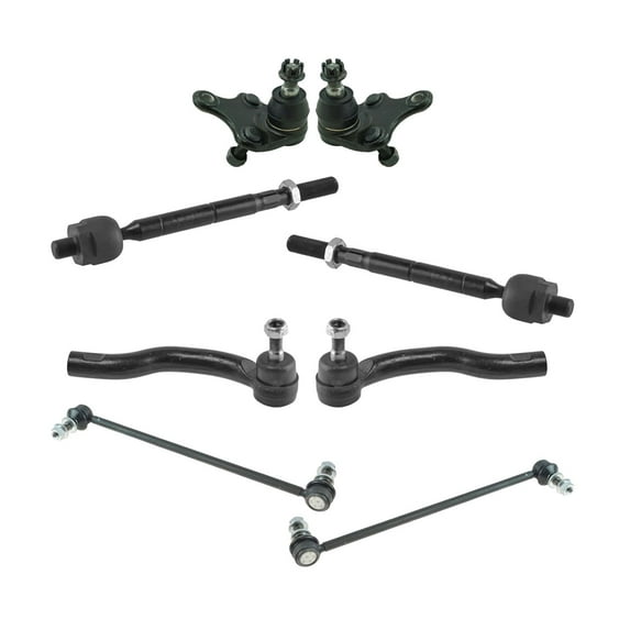Geelife Piece Steering Suspension Kit Ball Joints Tie Rods Sway Bar End Links