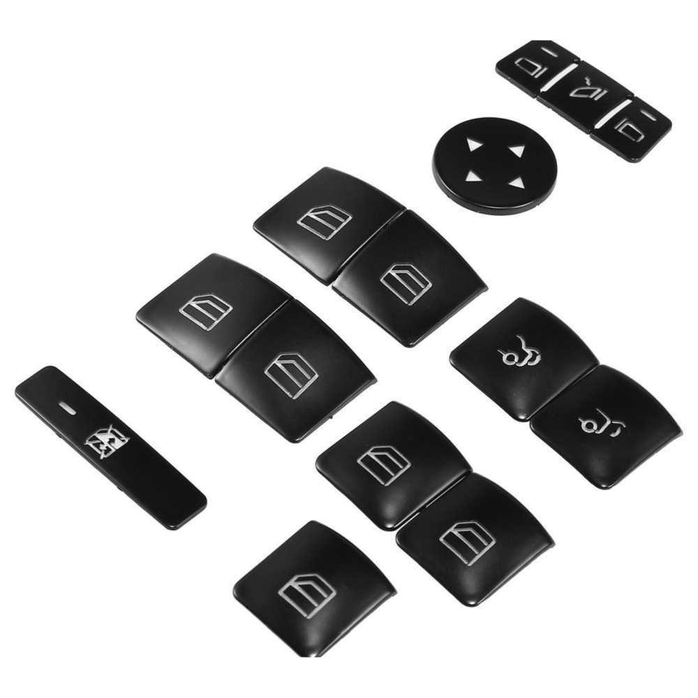 Geelife Piece of 14 Door Window Switch Button Cover Sticker For 2008 ...