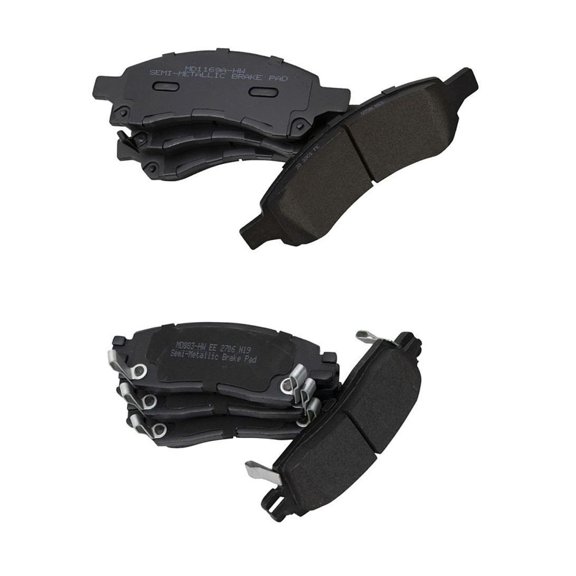 Geelife Posi Metallic Brake Pad Set Front & Rear Kit for GM SUV Truck