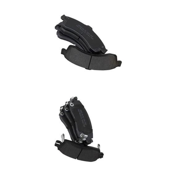 Geelife Posi Semi Metallic Brake Pad Front & Rear Kit for GM SUV Truck