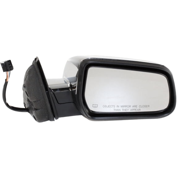 Geelife Power Mirror For 2010-17 Chevrolet Equinox Right Manual Fold Chrome With Memory