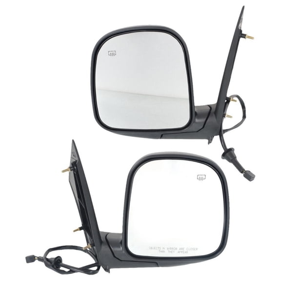 Geelife Power Mirror Set Of 2 For 1996-2002 Chevy Express 3500 Heated Manual Folding