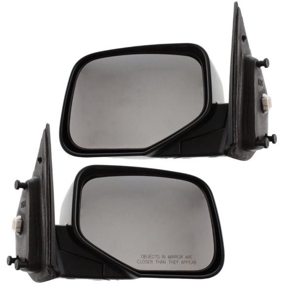 Geelife Power Mirror Set Of 2 For 2006-2014 Honda Ridgeline Textured Black Manual Fold