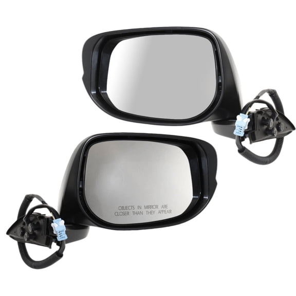 Geelife Power Mirror Set Of 2 For 2009-2014 Fit Hatchback Left And Right Manual Folding