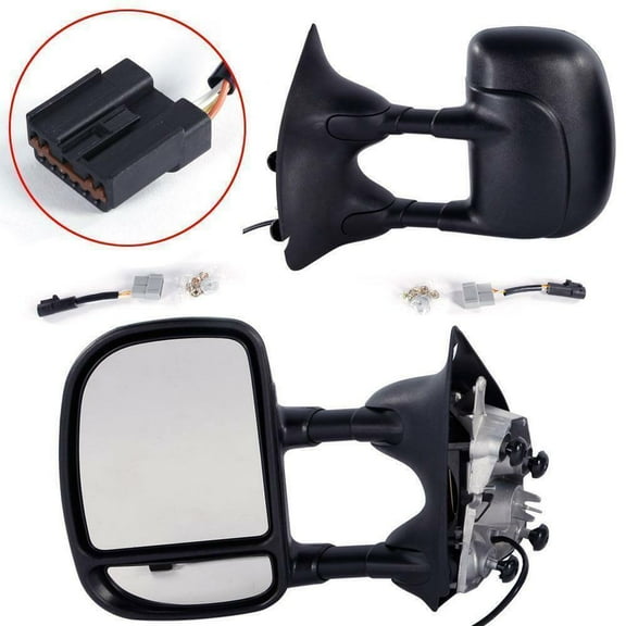 Geelife Power Tow Mirrors For Ford Super Duty 2 x Driver & Passenger Side