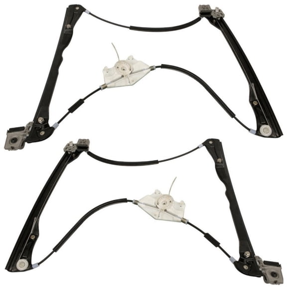 Geelife Power Window Regulator Set For VW 1999-2005 Golf 1999-2005 Jetta Front 2Pcs