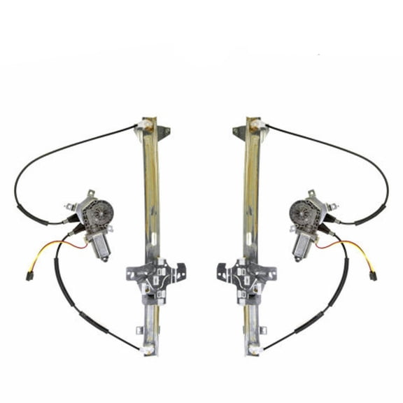 Geelife Power Window Regulator w/ Motor Front Pair Set of 2 For Ford