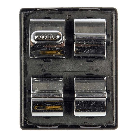 Geelife Power Window Switch Front Driver Left Side Chrome For Buick Oldsmobile Left