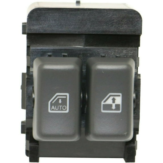Geelife Power Window Switch Gray Front Left Hand Side For Chevy GMC Isuzu Van Driver LH