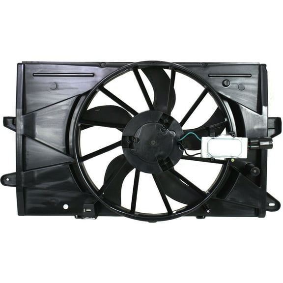 Geelife Radiator Cooling Fan For 2008-2012 Ford Lincoln Mercury w/ Controller