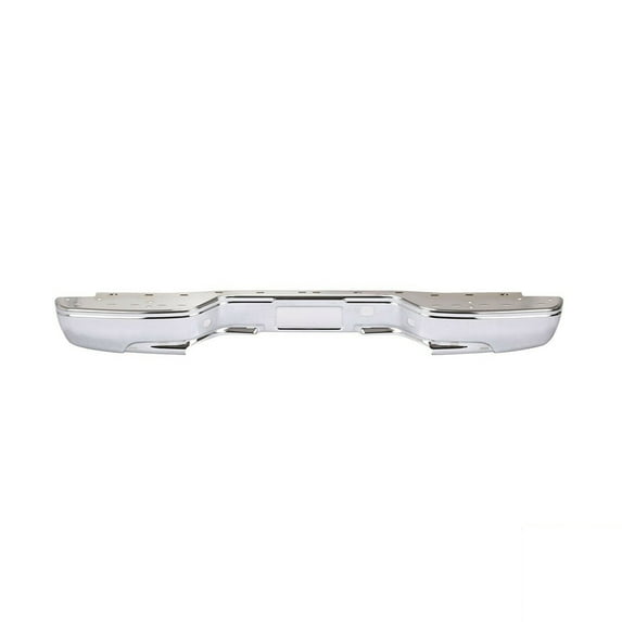 Geelife Rear All Chrome Step Bumper For Classic Sierra Silverado Without Sensor Hole