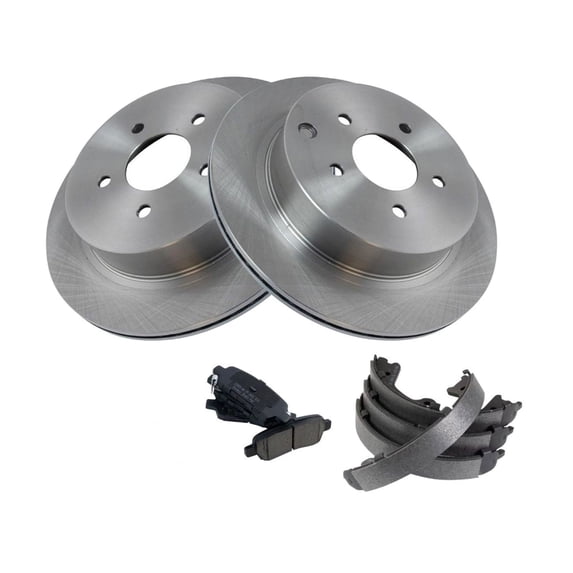 Geelife Rear Brake Pad & Rotor Kit Fits 2009-2016 INFINITI 2003-2016 Nissan