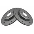 thumbnail image 1 of Geelife Rear Brake Rotor Set For A4 A5 A6 A7 Q5 Quattro Sportback allroad Sportback Q5, 1 of 5