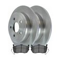 thumbnail image 1 of Geelife Rear Brake Rotors & Performance Ceramic Pads Kit For Commander Grand Cherokee V6, 1 of 11