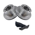 thumbnail image 1 of Geelife Rear Brake Rotors & Posi Semi Metallic Pad Kit For 1500 2500 3500 Truck, 1 of 8