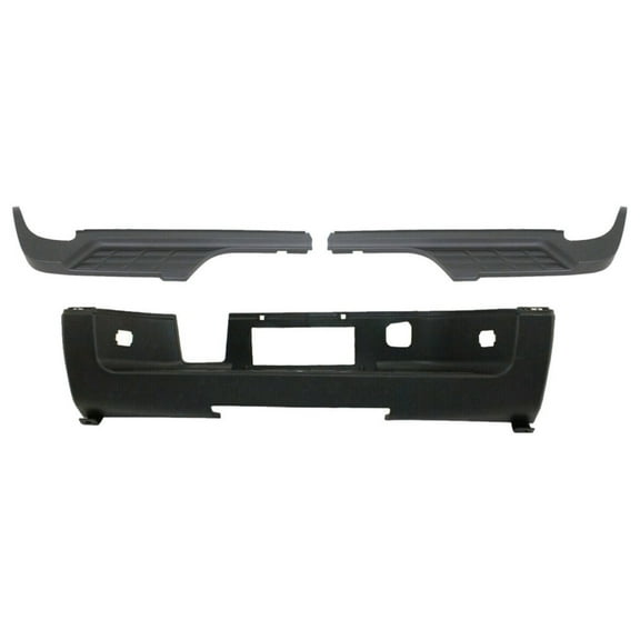 Geelife Rear Bumper Step Pads Set of 3 For 2007-2014 Chevrolet Silverado 2500 HD 3500